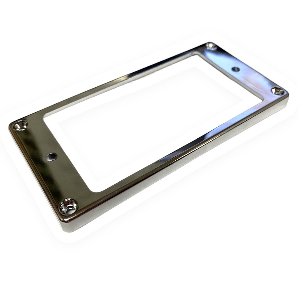 PC-0733-CN Chrome Plastic Curved Neck/Low Pickup Ring for Guitar