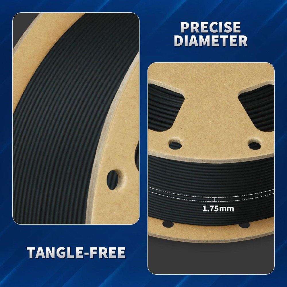 PLA Plus PLA+ Filament 1.75mm PLA Professional Toughness Enhanced PLA Roll Ca...