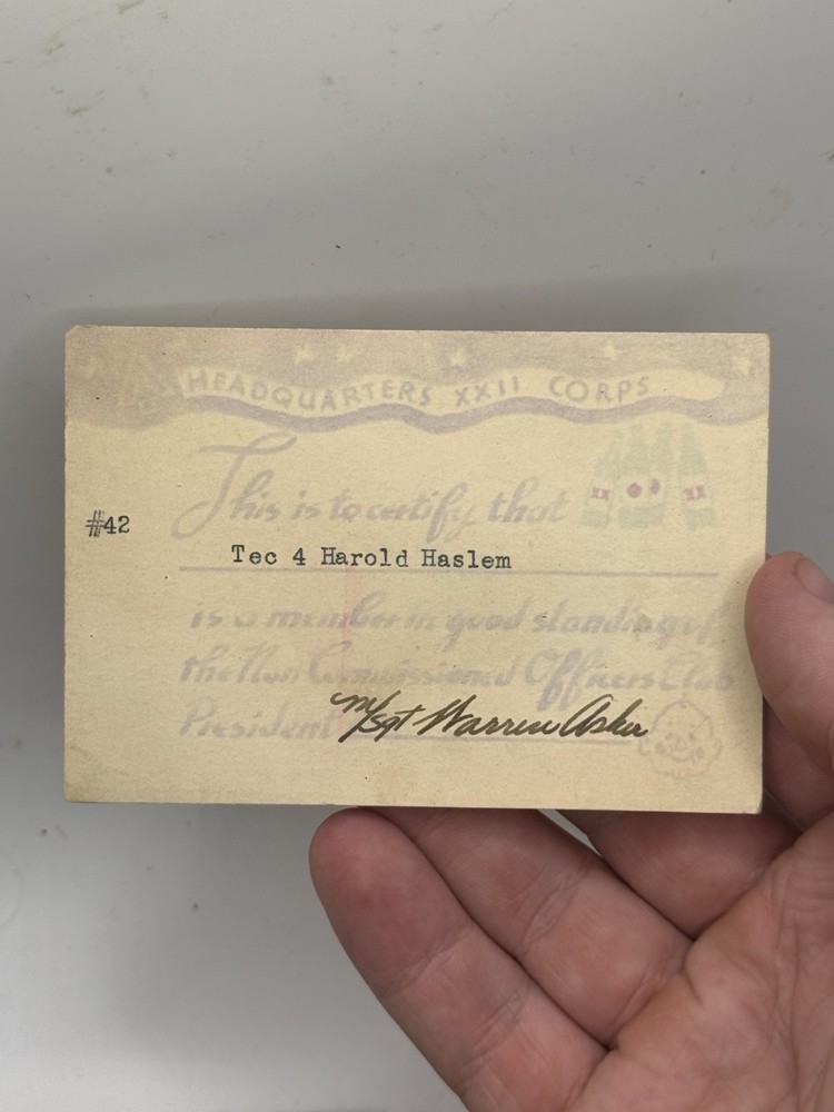 WWII Prayer Book & Pay Record US Army