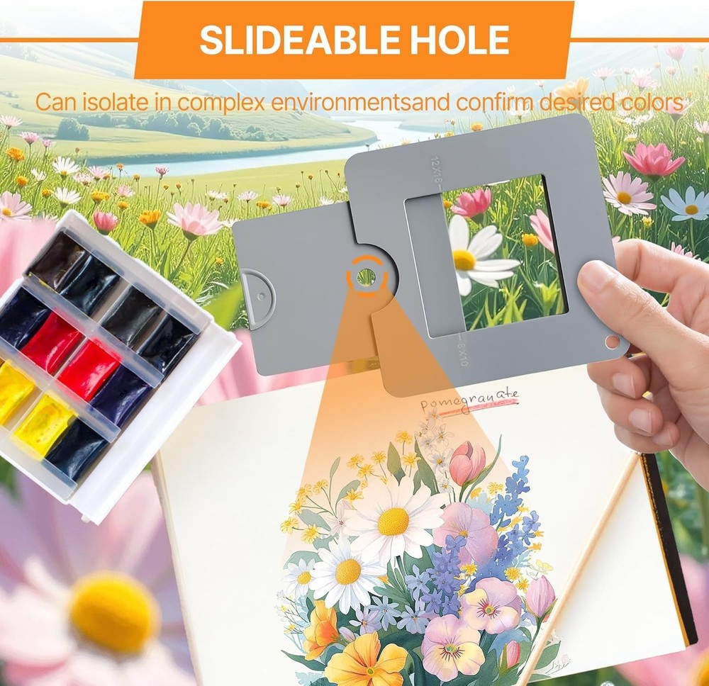 Adjustable Artist Viewfinder - 2 Pcs for Enhanced Composition & Color Isolation