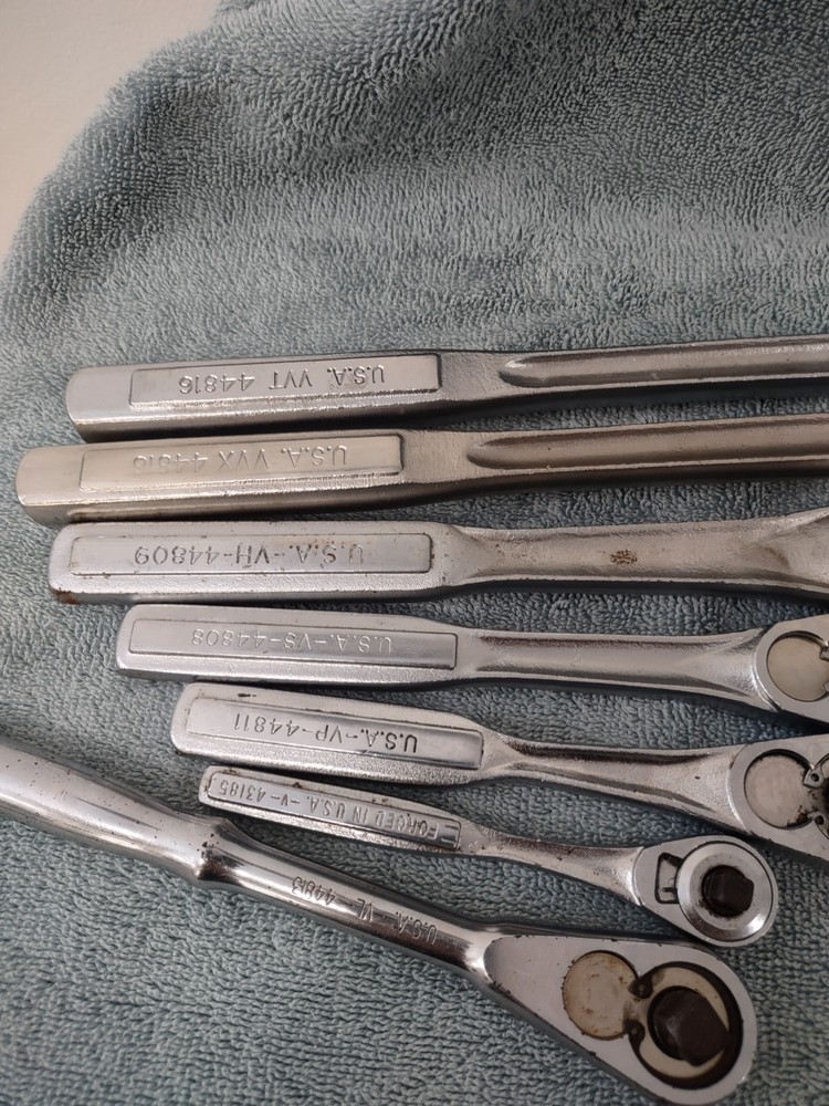 CRAFTSMAN 1/2” DRIVE FLEX RATCHET + Extra sizes Nice shape VIDEO