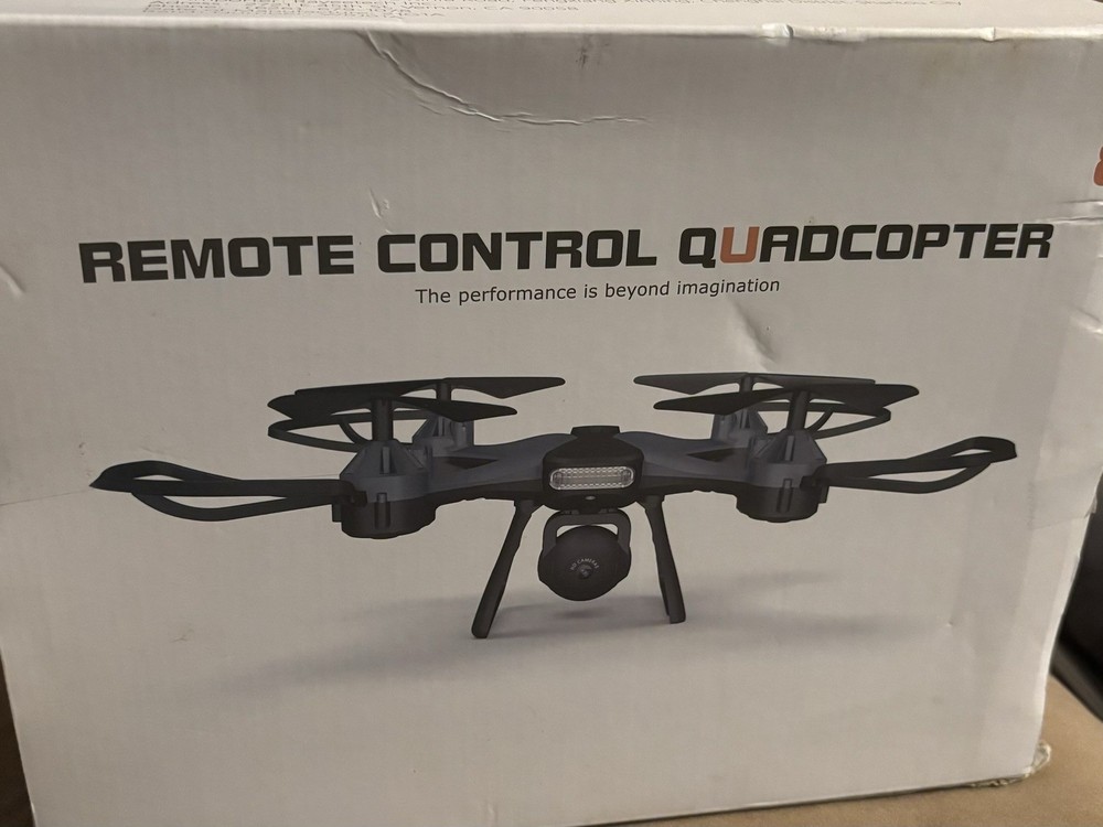 Remote Control Quadcopter With Camera Electric Black RC Model