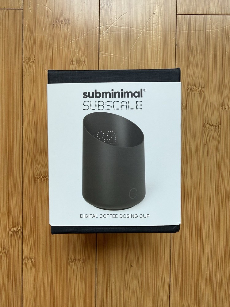 Subminimal Subscale NIB Digital Dosing Cup with LED Display – Sleek & Precise