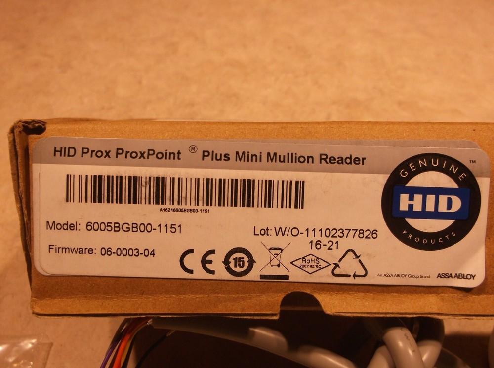 HID 6005BGB00-1151 MINI MULLION READER, C0238
