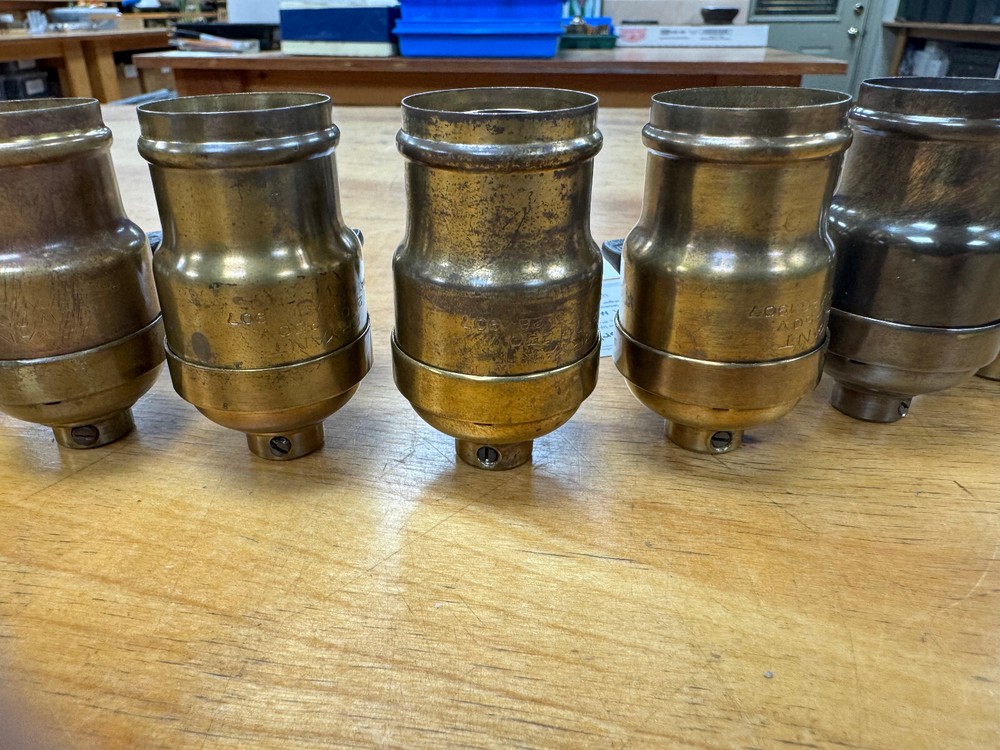 Paul Crist Studios: #10 BRYANT (dated 1907) Socket Shells & Paddles, Tiffany