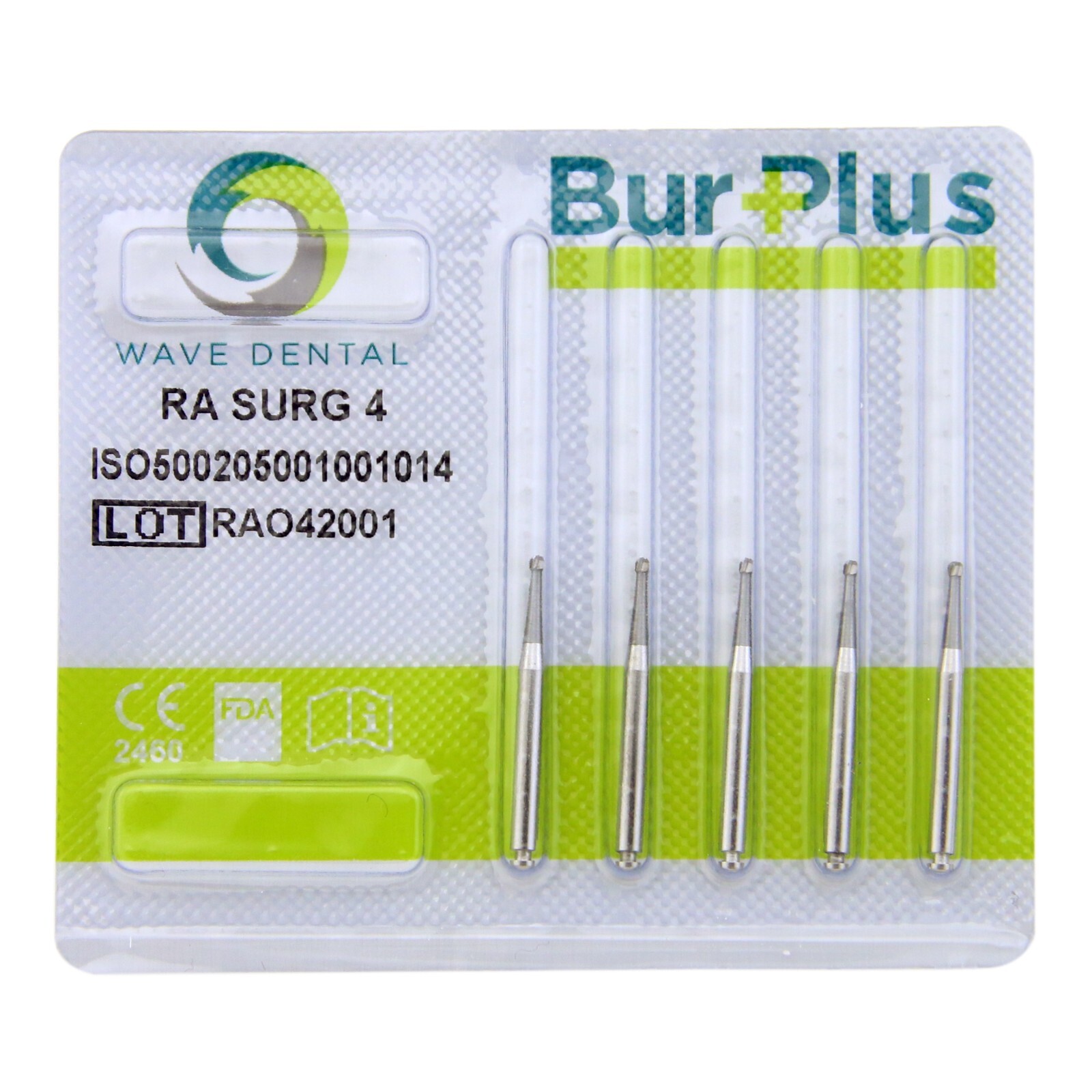 Wave Dental Carbide Round Burs Surgical Length Latch Burs Low Speed LA RA 2 4 6