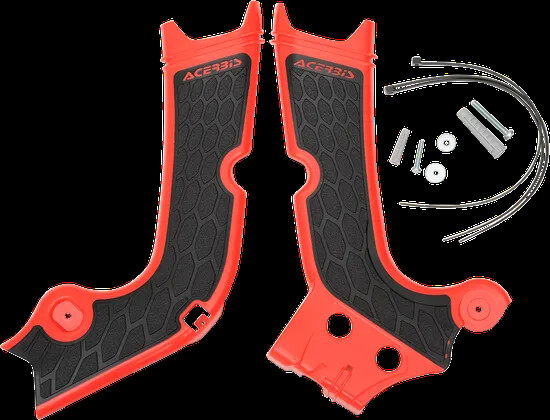 ACERBIS X Grip Frame Guards Red Black Honda CRF450RX 17-18