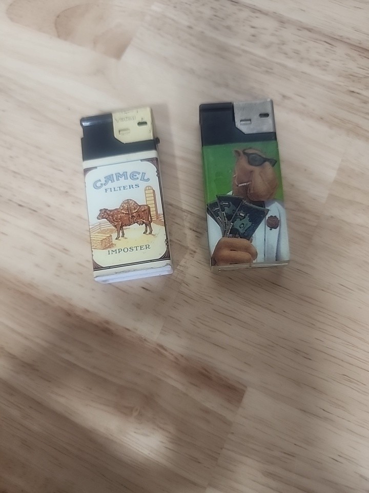 2 CAMEL LIGHTERS