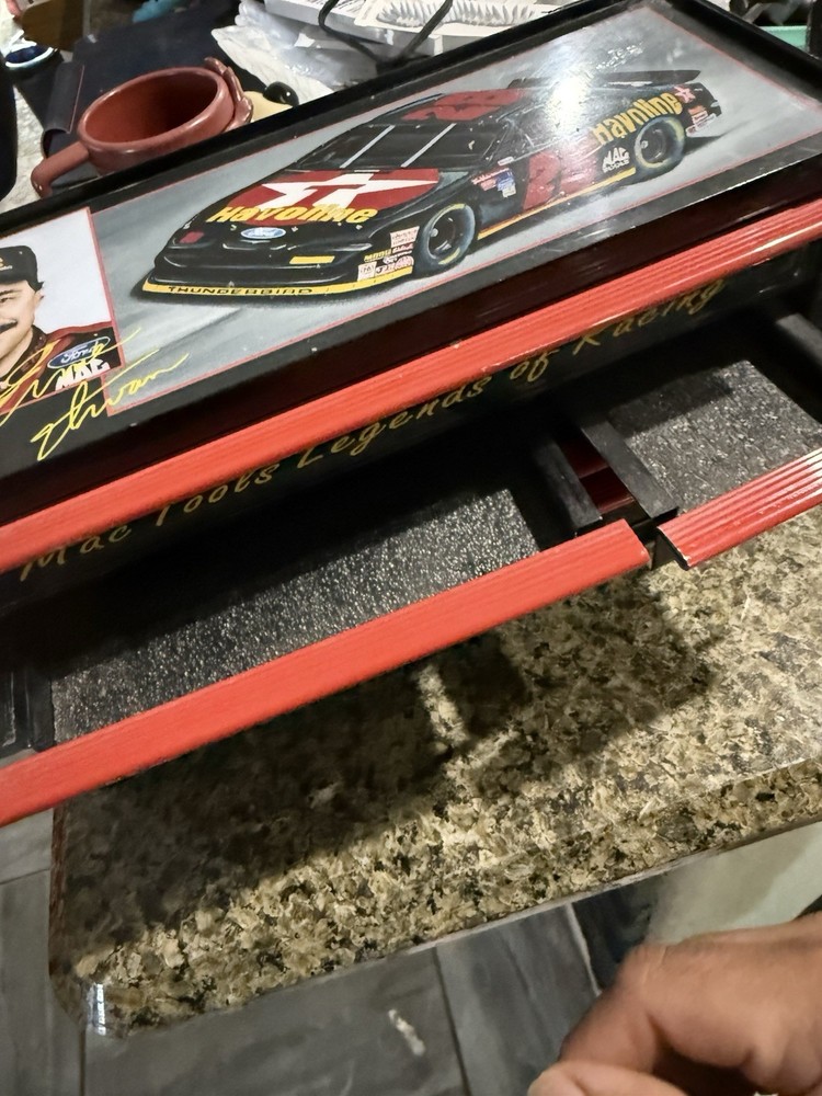 mac tools mini tool box Vintage Nascar