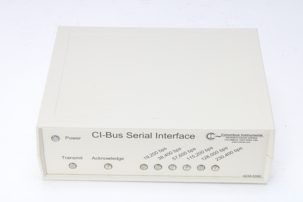 Columbus Instruments Oxymax CI-Bus Interface W/ Power Supply and Assorted Cable