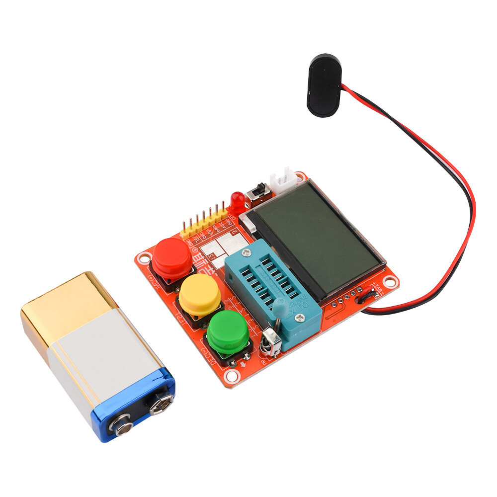 LCR-T4-MINI-Z Transistor Tester 1.7" 12864 LCD Capacitance Servo Frequency test