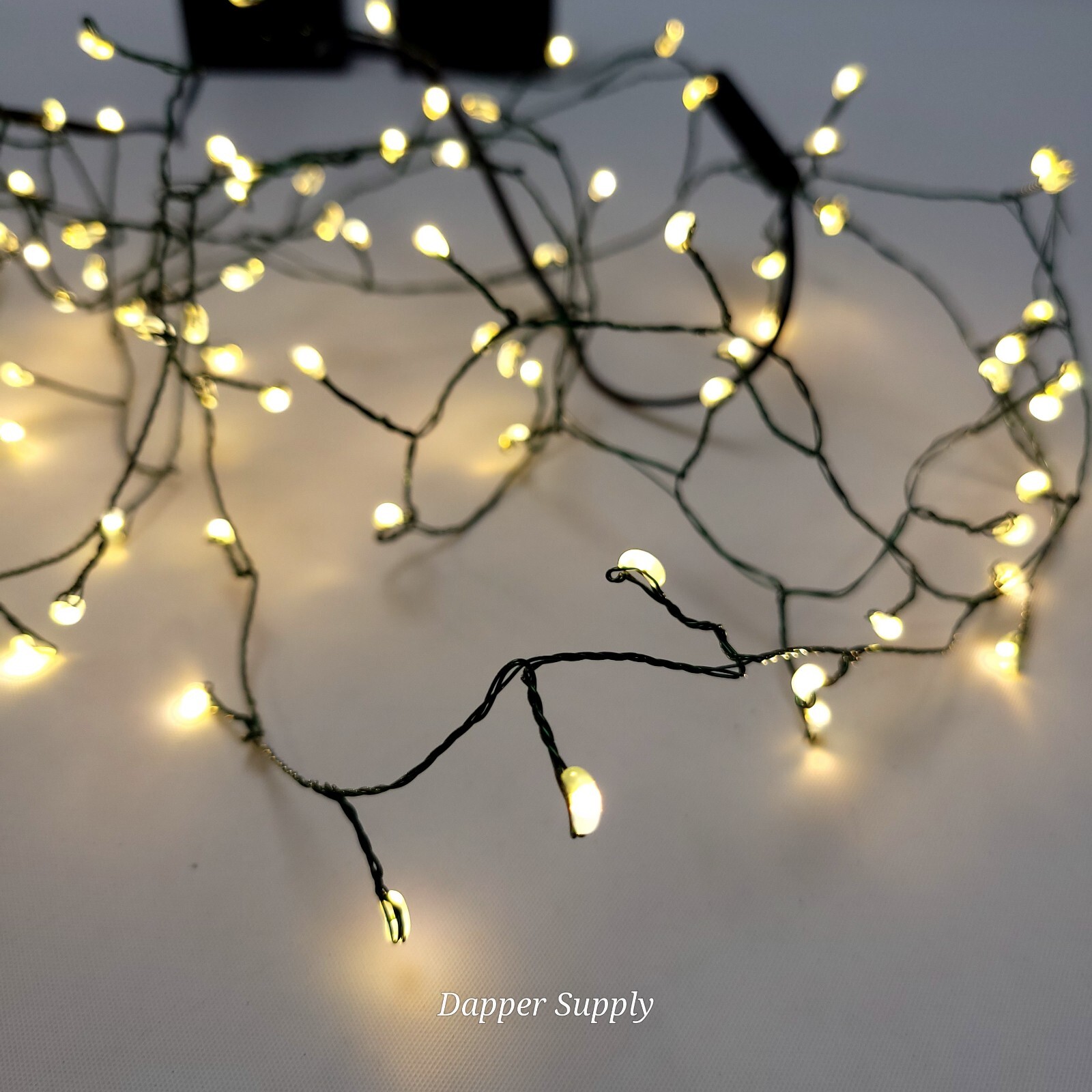 (Set of 2) 60 Mini LED Thin Wire String Fairy Lights Battery Operated Christmas