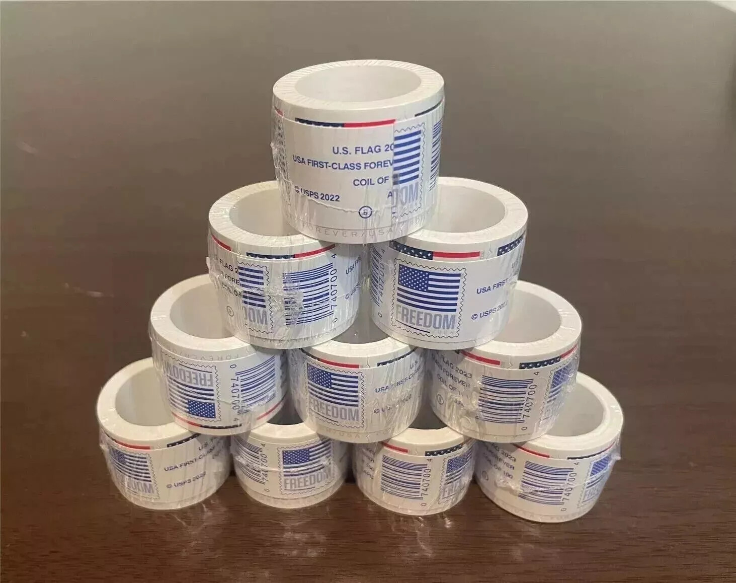 New 1 rolls of 100 USPS - Postage Free Ship!!-100 PCS-Discount Multiples!