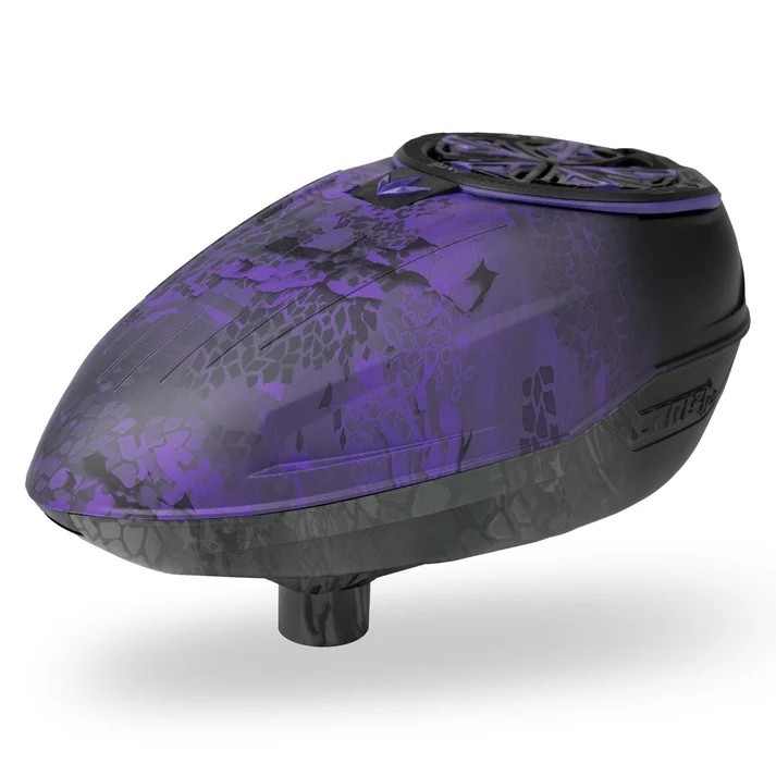 Bunkerkings CTRL 2 Electronic Paintball Loader - Purple Black Highlander