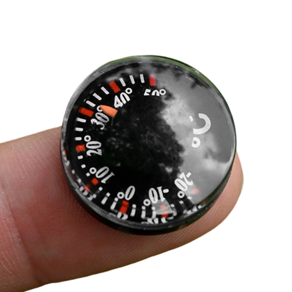 2pcs Mini Thermometer Car Thermometer Temperature Meter Dial Type