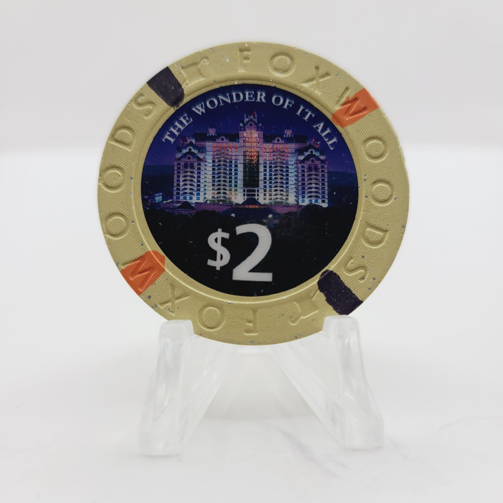 Foxwoods Resort Casino Ledyard Connecticut 2017 $2 Casino Chip