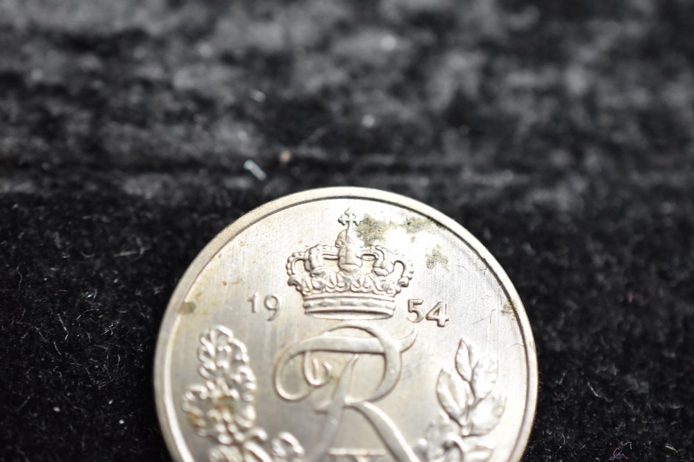 DENMARK 1954 10 ORE