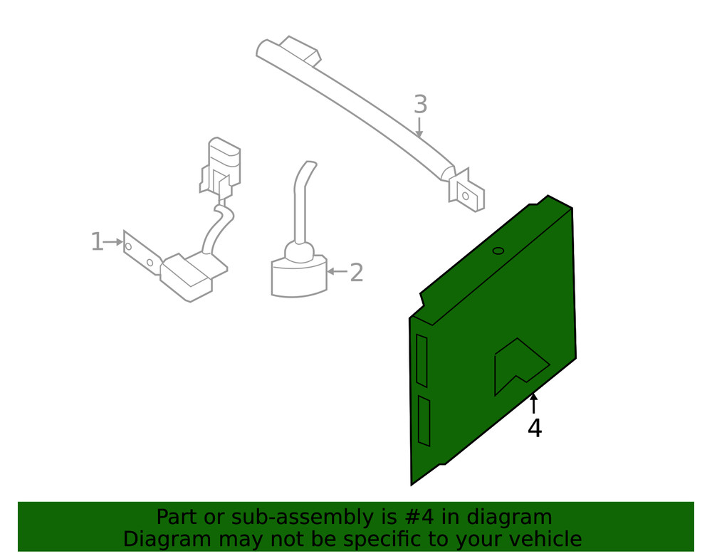 Genuine Nissan Parking Aid Control Module 28532-9PC0A