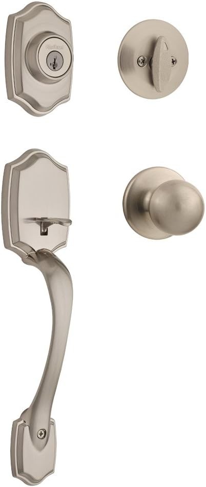 Kwikset Belleview Front Door Lock Handle Deadbolt Set
