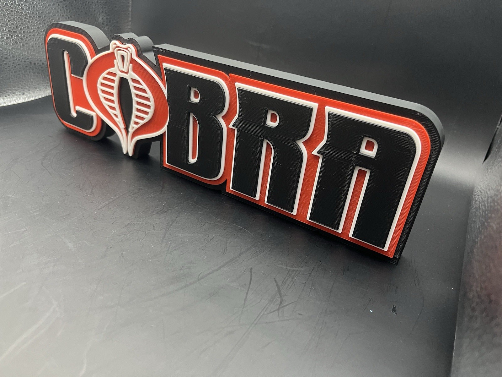 G.I. Joe Cobra Logo Sign Display | 3D Wall Desk Shelf Art