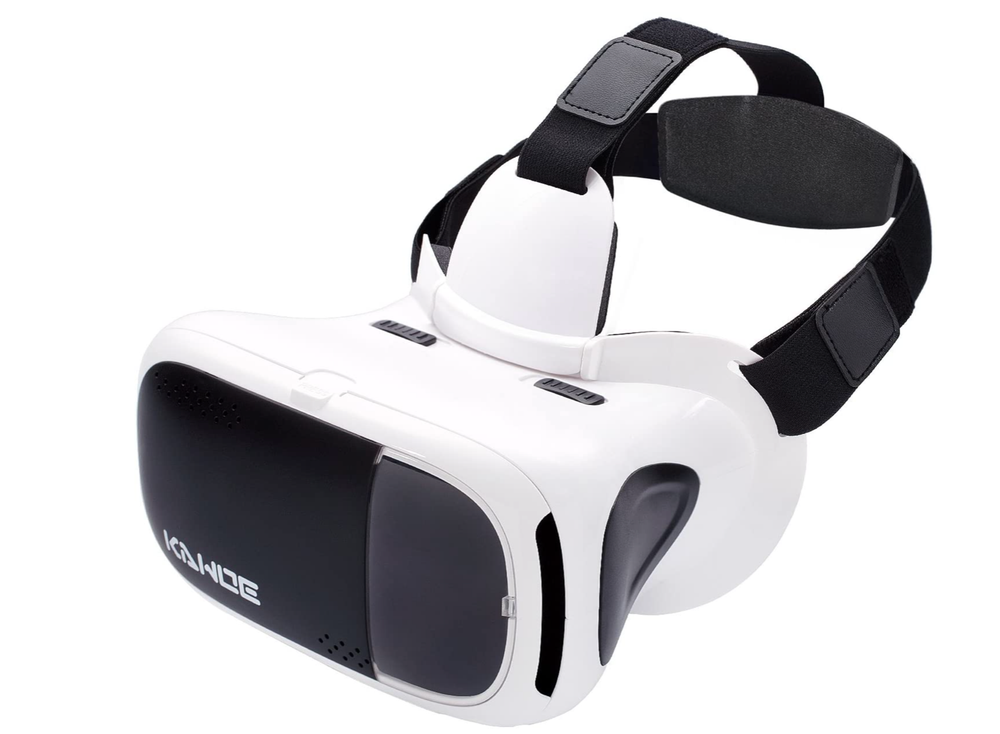 VR Headset, KAWOE 3D Virtual Reality Glasses Compatible with Smartphone Size ...