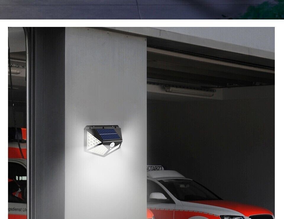 Outdoor Wall Lamp with Solar Panel Twilight Garden Light