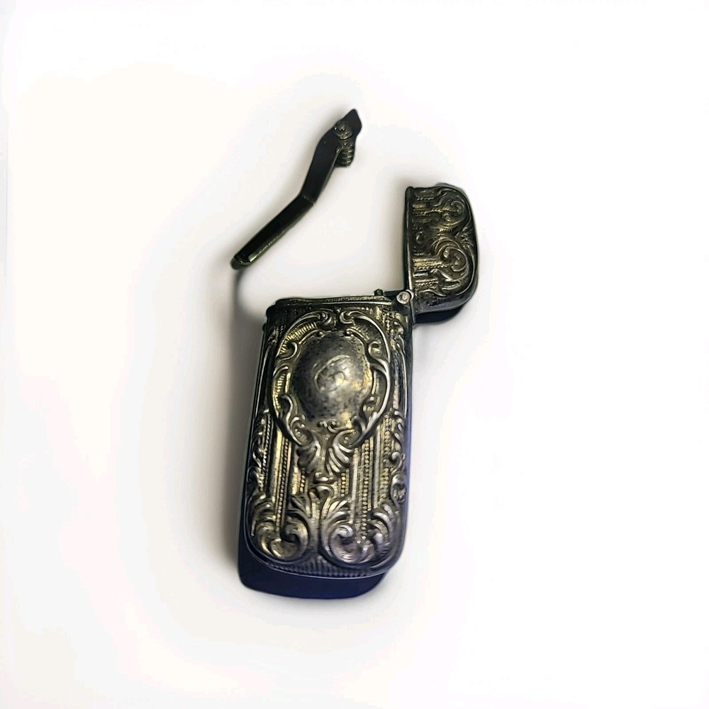STERLING SILVER MATCH CASE
