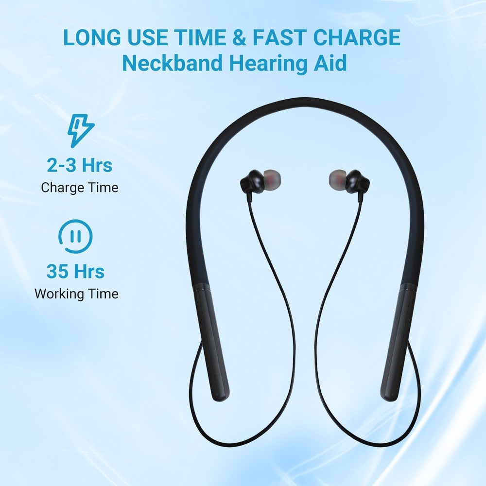 Lightweight Digital Neck - Hanging Hearing Aids for Elderly Rechargeable OTC