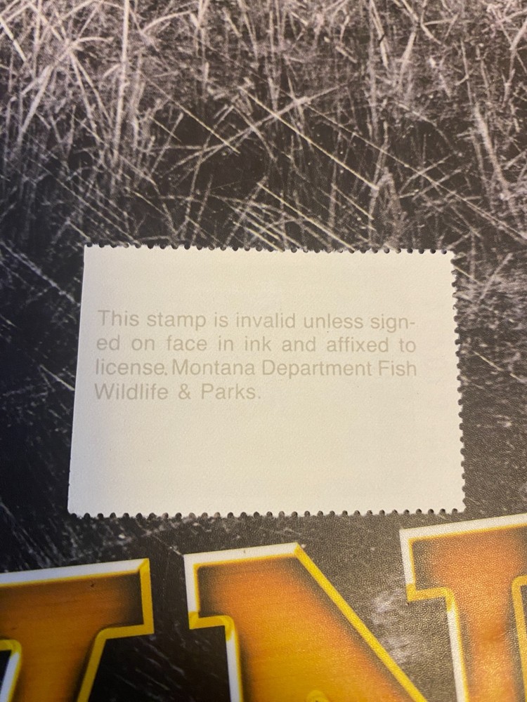 1990 Montana State Duck Stamp,