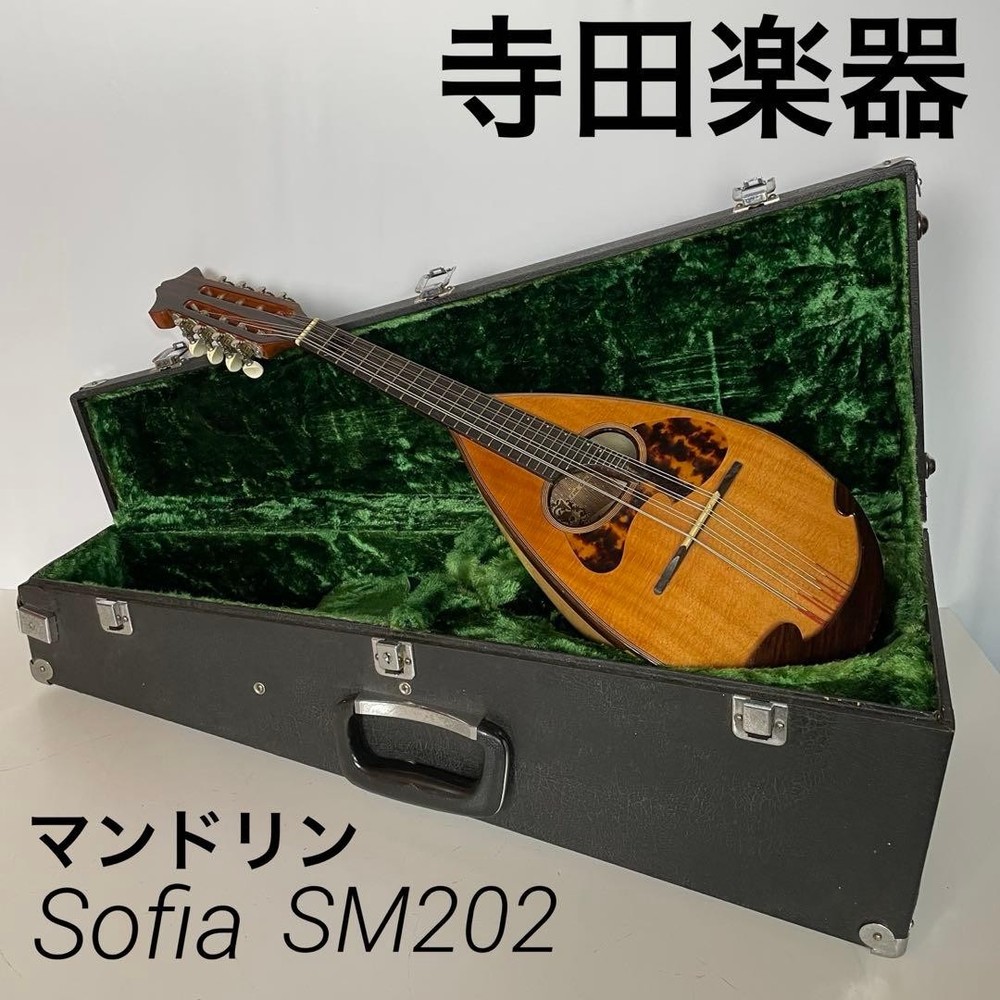 Good Condition Sofia SM202 Mandolin Terada Musical Instrument Hard Case