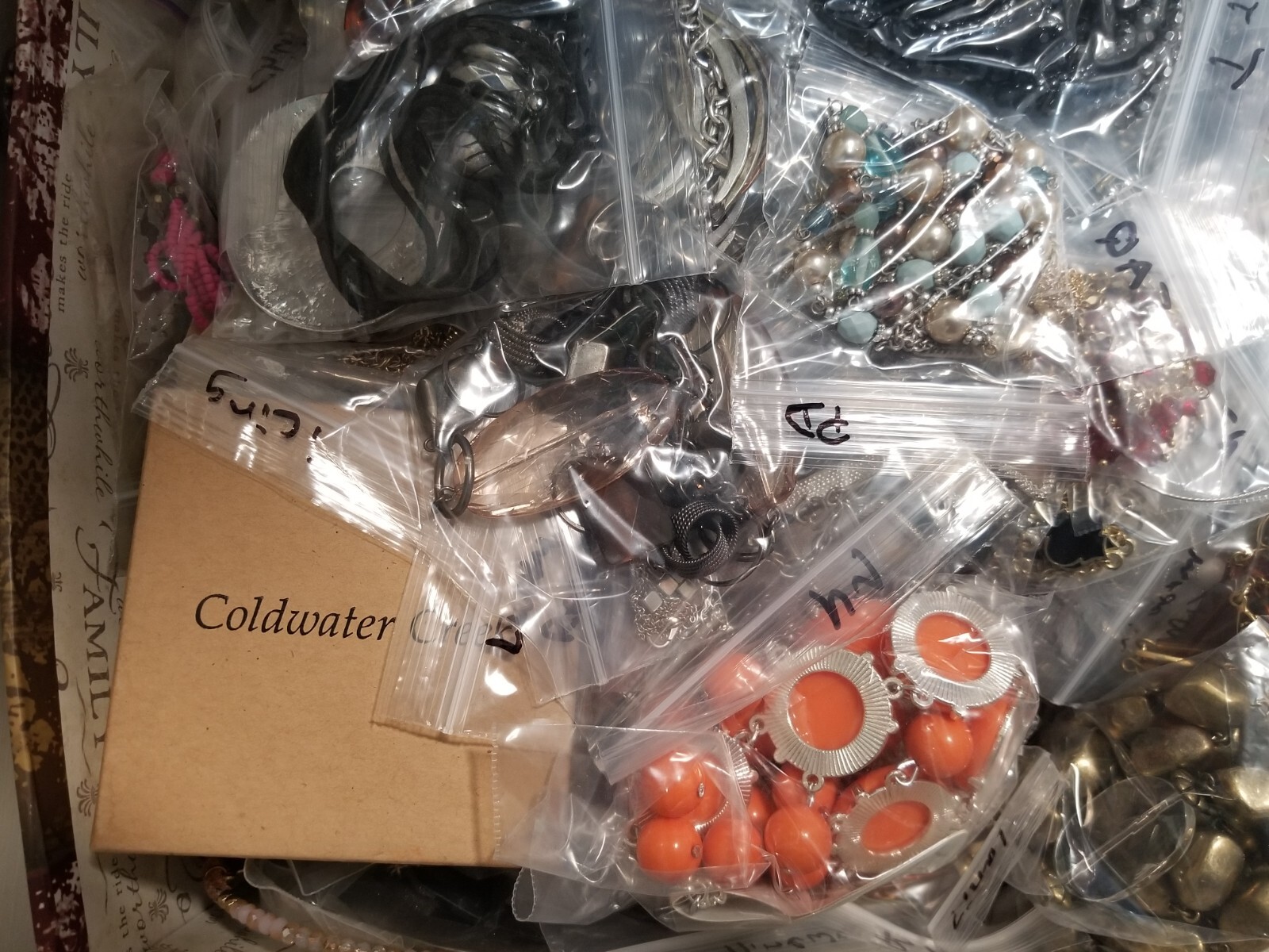 Huge lot Random necklaces all wearable some signed some not Vtg Modern Very Nice