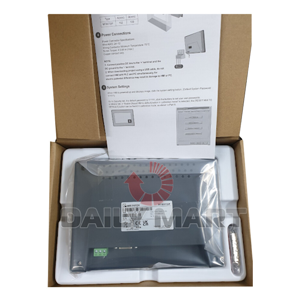New In Box WEINTEK MT8072iP Touch Screen 7"