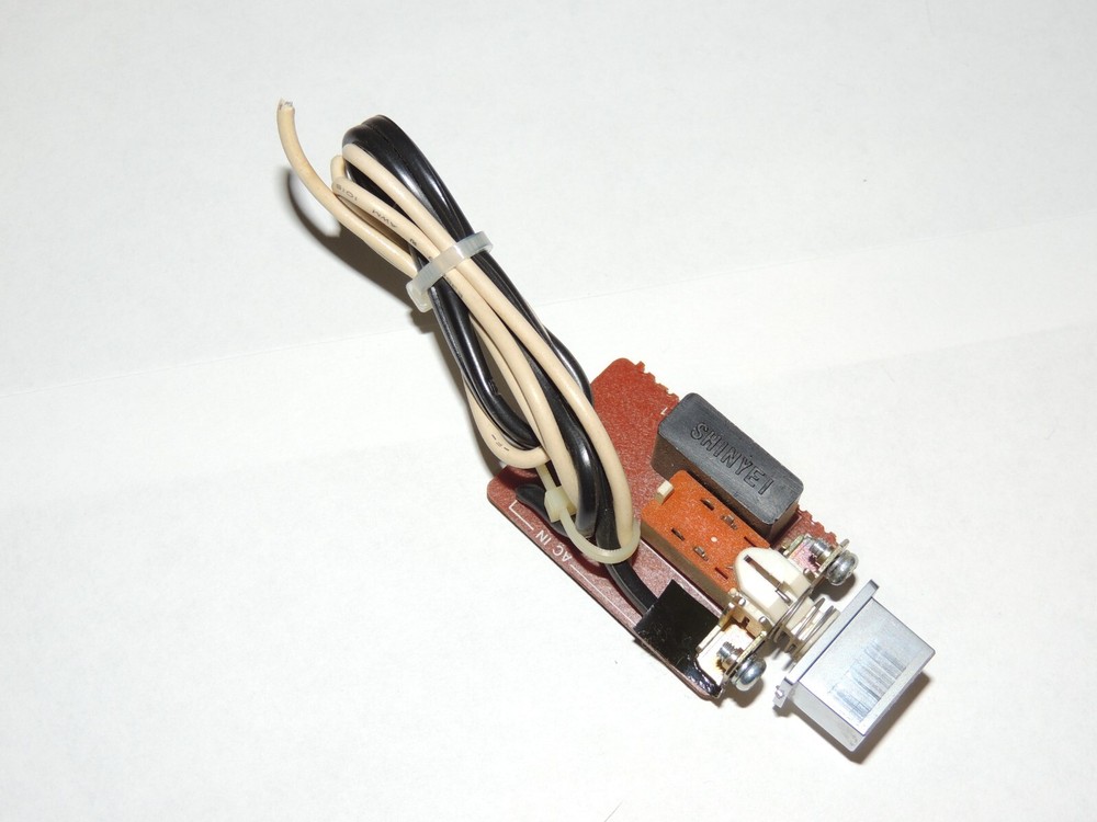 MCS-3035 EQ Power Push Switch & Full Wire & Knob Assembly