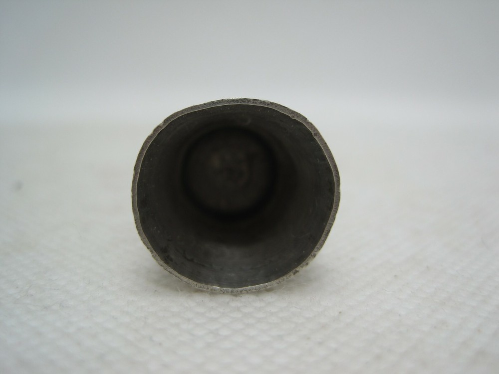 Vintage Sterling Silver #9 Thimble with an S in a Shield