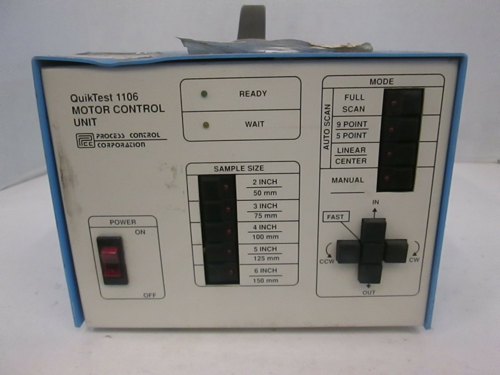 Process Control Corp., QuikTest 1106 Motor Control Unit, 1106, Used