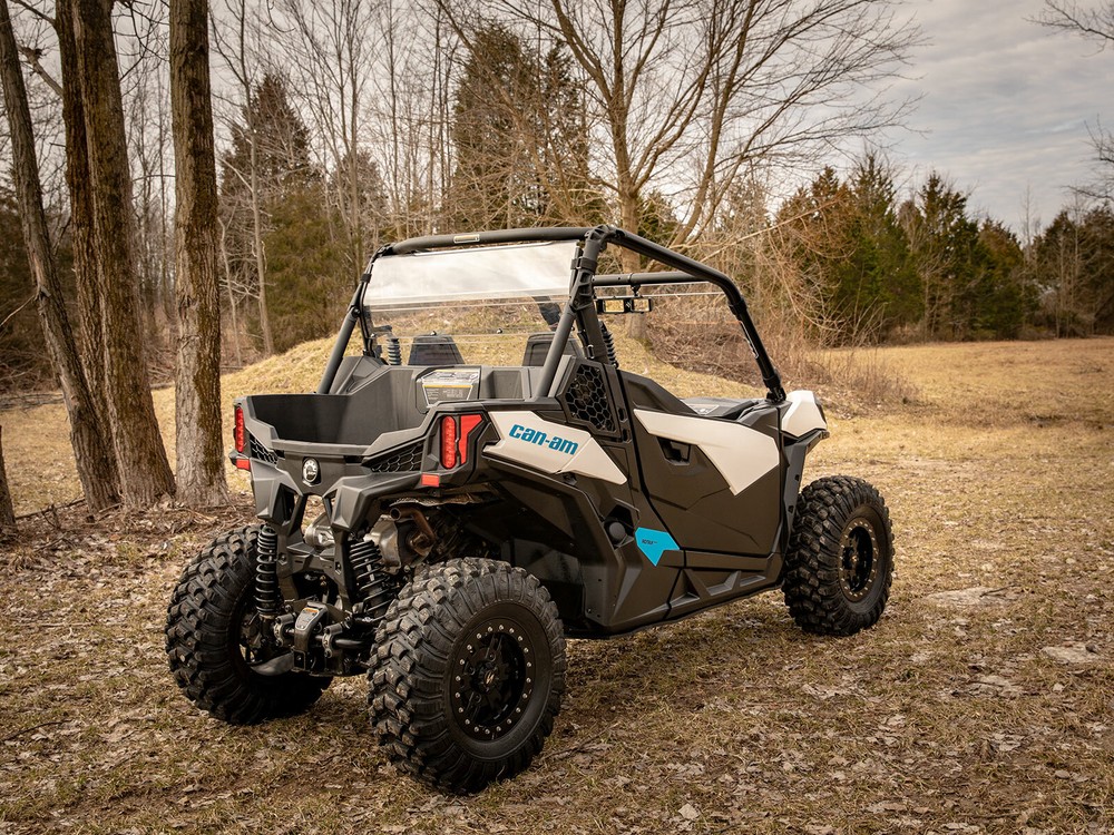SuperATV Clear Rear Windshield for Can-Am Commander