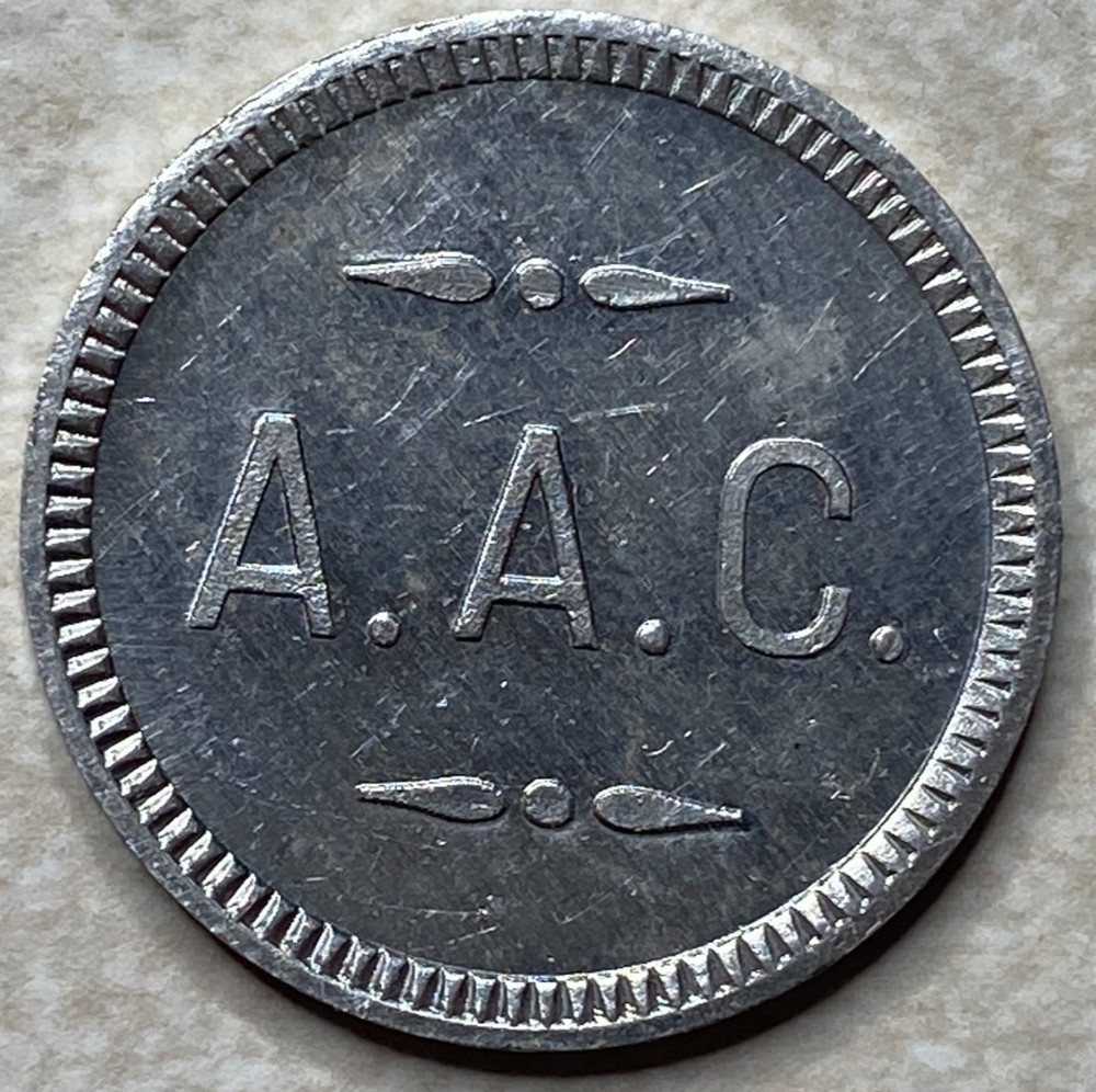 T9119 A. A. C., Unknown Anillo Restrike Arcade Token