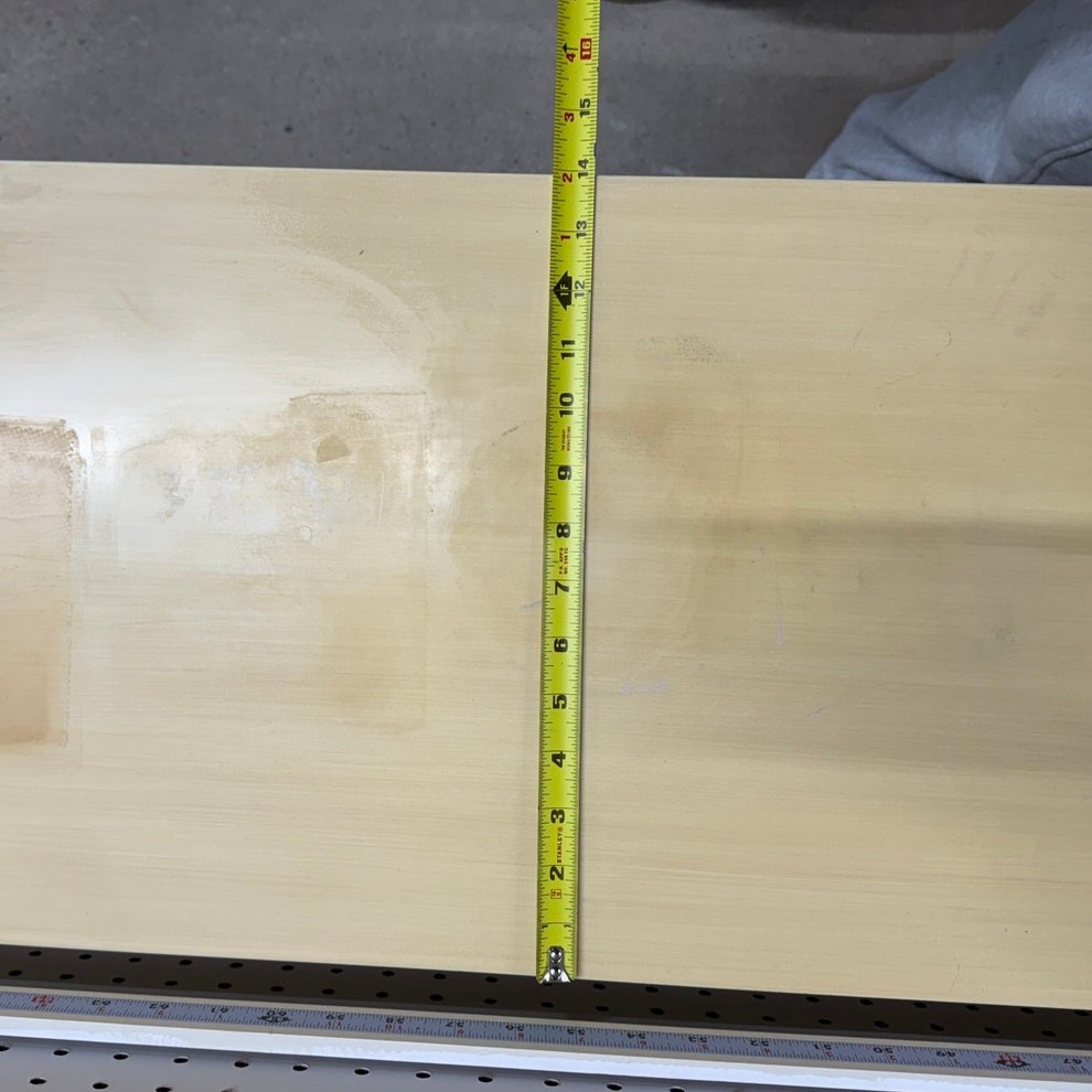 Modern Light Wood Console Table Long Narrow