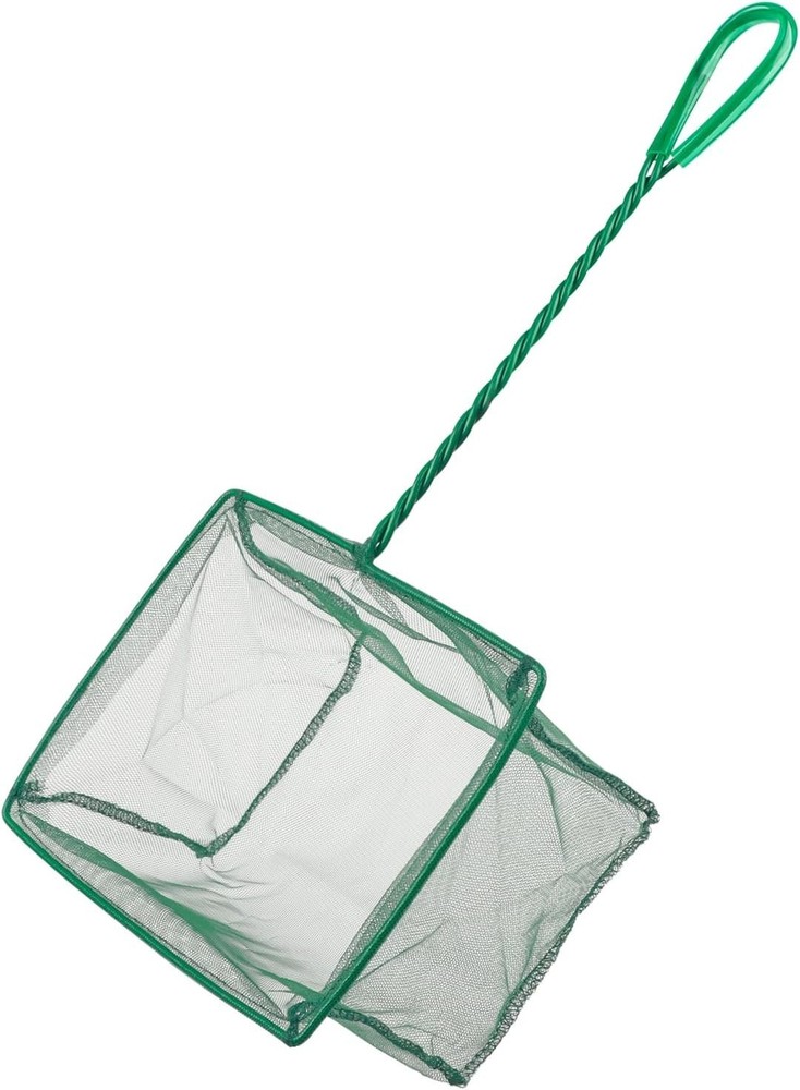 Rust-Resistant 8-Inch Fish Net with Comfortable Grip for Effortless Cleaning