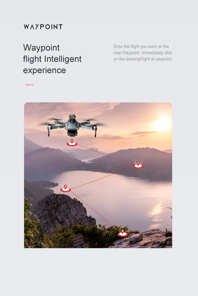 ISPEKTRUM RG101 Pro Drone 8K Camera 2-Axis Gimbal 360 Obstacle Avoidance