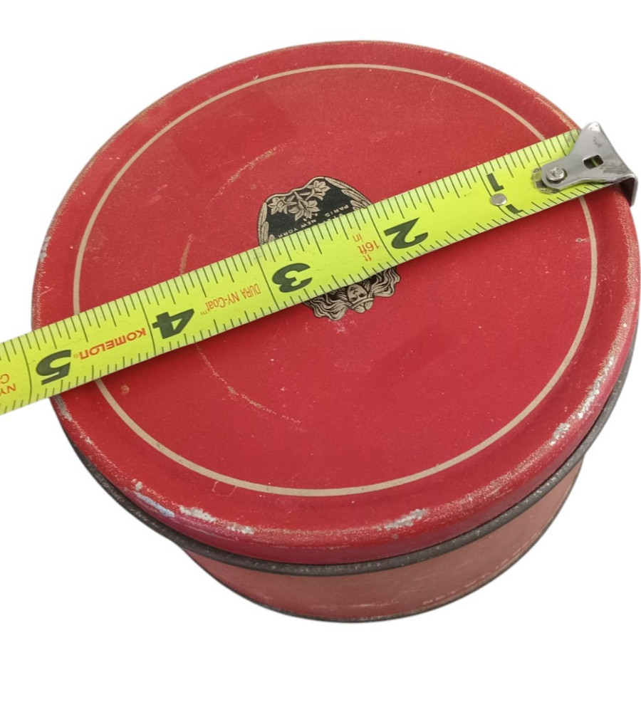 1920's Art Deco Mavis Perfumed Dusting Powder Vivandou Box Tin Container EMPTY