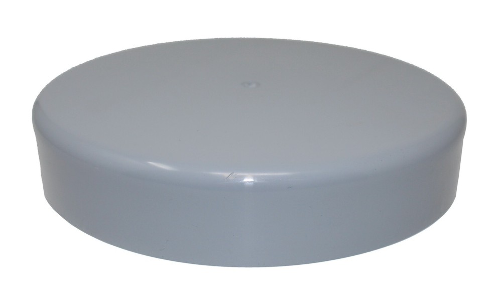 Grey Flat Dock Piling Cap / Piling Cover From 9, 10 & 12"