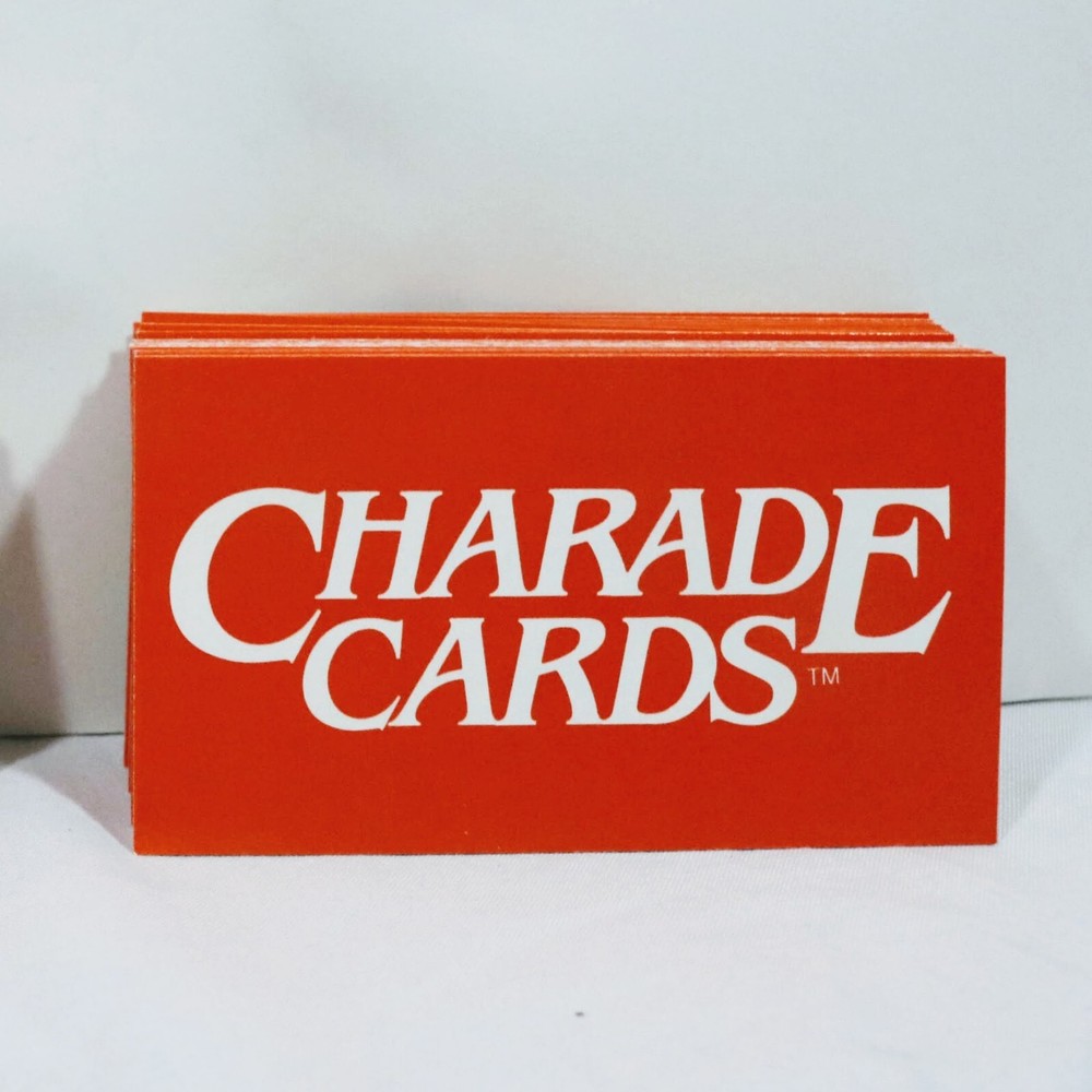 Vintage Game Charade Cards 1984