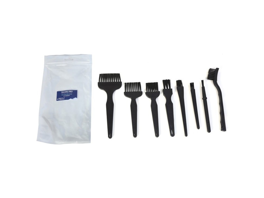 Techni-Pro TNP100080SET - Brush Set, Anti-Static, ESD-Safe, 8 Pcs.
