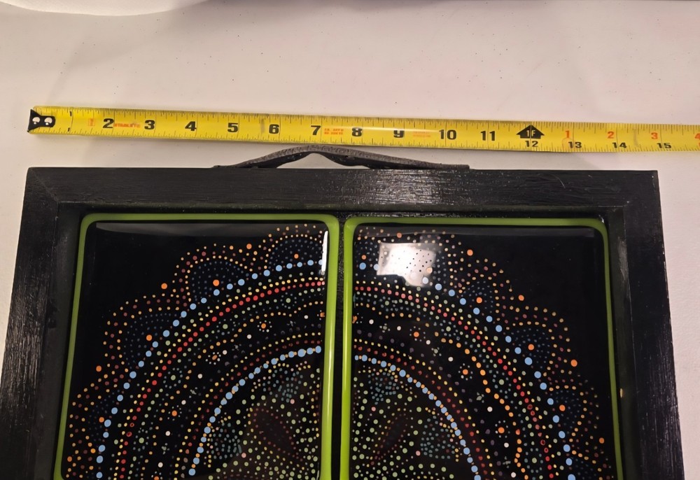 Serving Tray With Dot Mandela Desgin Coffee Table