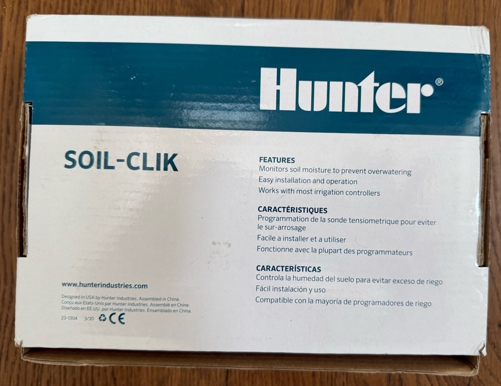Hunter Soil-Clik Soil Moisture Probe and Module Moisture Sensor