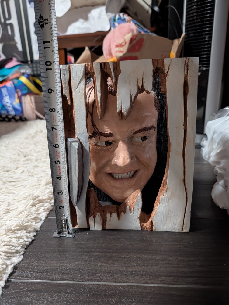The Shining Jack Torrence Half Bust Horror Wall Mount Bookend