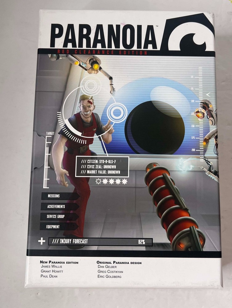 Paranoia Red Clearance Edition Box Set Mongoose Publishing