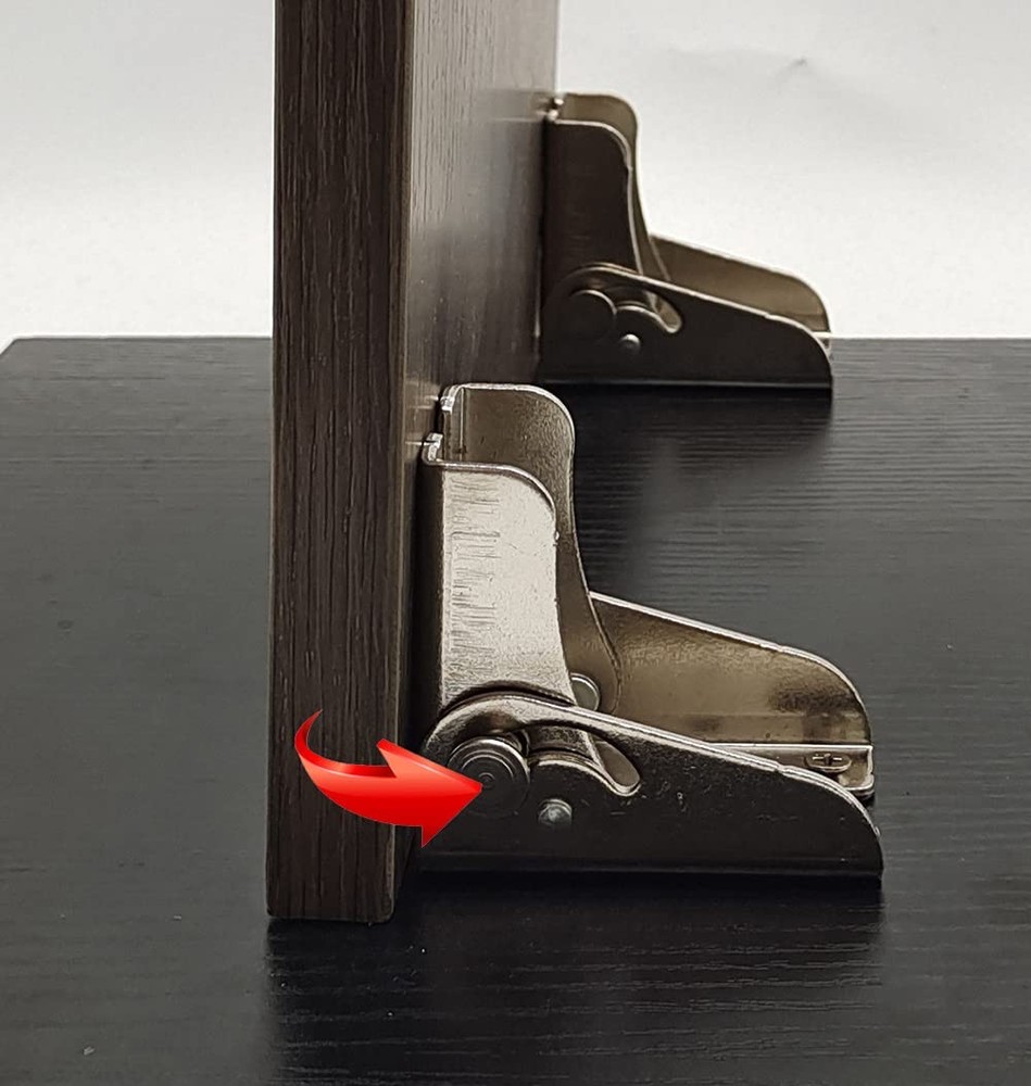 2 PCS Iron Folding Frame Self-Locking Hinge Extension Rack No Brakes Support