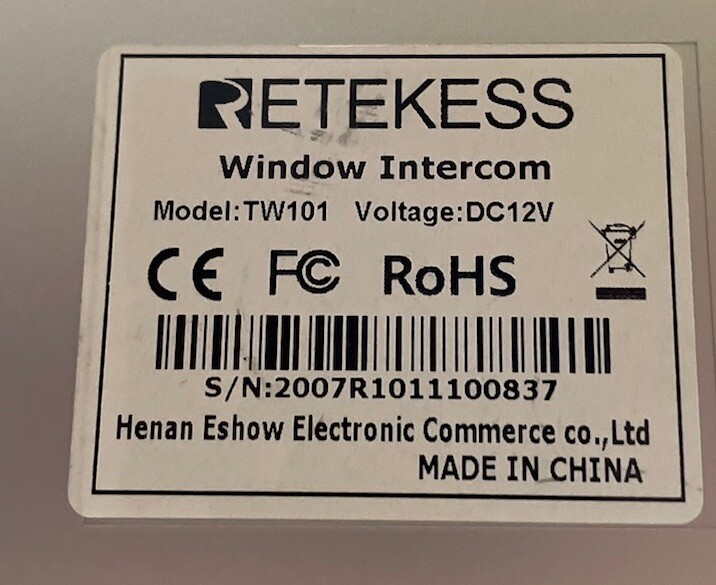 Dual Way Counter Interphone